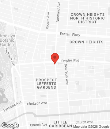 Map of Kansas Chicken and Burger - 1032 Nostrand Ave, Brooklyn, NY, 11225, US