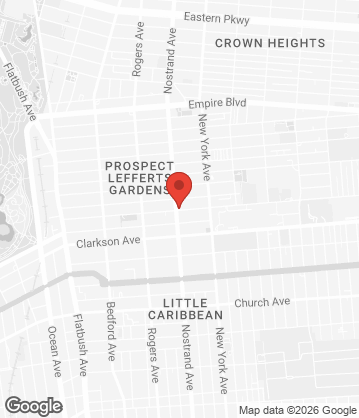 Map of Kansas Burger and Chicken - 1231 Nostrand Ave, Brooklyn, NY, 11225, US